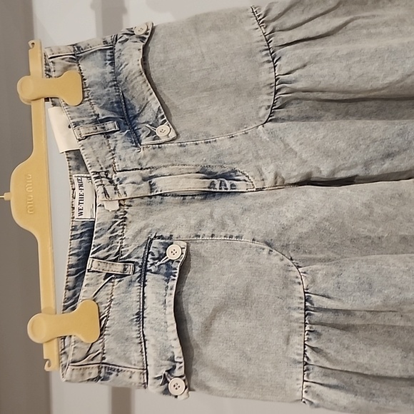 Free People Gray Wide-Leg Jeans - Picture 10 of 10